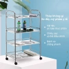 RACK Xe đẩy phòng bếp thép không gỉ - Bán đồ ăn, chống gỉ, bền, sạch, 539.000₫ 2