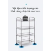 RACK Xe đẩy phòng bếp thép không gỉ - Bán đồ ăn, chống gỉ, bền, sạch, 539.000₫ 8
