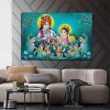 Radha Krishna Tranh Canvas - Hindu Thần Thánh Nghệ Thuật Treo Tường Trang Trí Nhà Nghệ Thuật Trang Trí Tường Nhà Trang Trí Canvas Poster