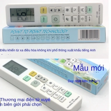 Remote Máy Lạnh Đa Năng KT-16E - Điều Khiển Tất Cả Máy Điều Hòa, Giá Ưu Đãi 64.000₫ 7