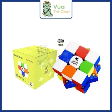 Rubik Gan Swift Block 355S 3x3 Rubic Gan Budget Cube Có Nam Châm Khoan Lỗ Stickerless Đồ Chơi Trí Tuệ Trẻ Em Tư Duy 4