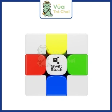 Rubik Gan Swift Block 355S 3x3 Rubic Gan Budget Cube Có Nam Châm Khoan Lỗ Stickerless Đồ Chơi Trí Tuệ Trẻ Em Tư Duy 5