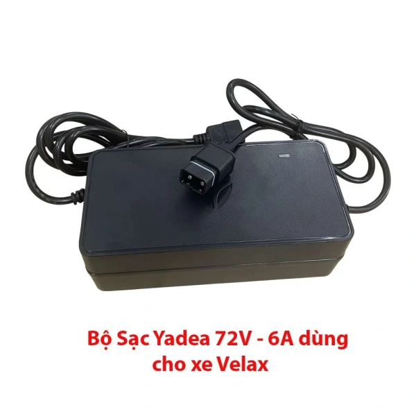 Trải nghiệm thực tế: Sạc nhanh Pin 72V Yadea với bộ sạc đa dòng 3A‑4A‑6A