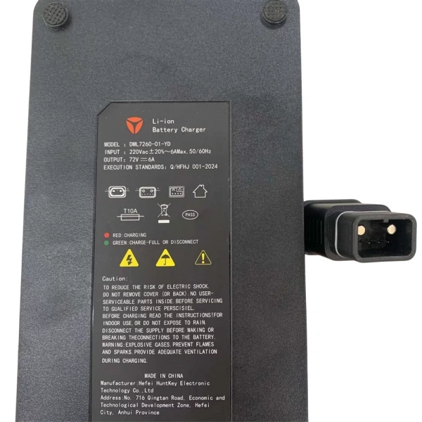 Trải nghiệm thực tế: Đánh giá tốc độ nạp và tính an toàn của sạc Yadea 72V đa dòng 3A/4A/6A