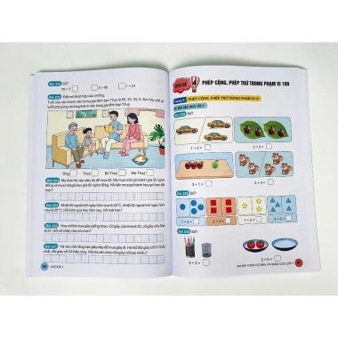 Sách - 500 Bài Toán Cơ Bản Và Nâng Cao Lớp 1 - Dùng chung cho các bộ sgk hiện hành ND 7