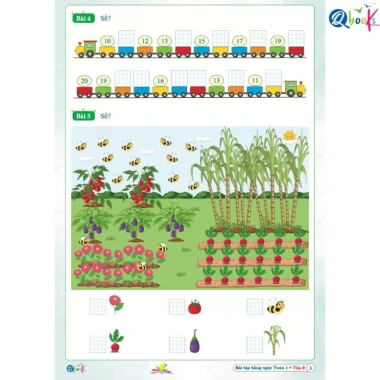 Sách - Bài Tập Hằng Ngày Toán Lớp 1 - Kết Nối Tri Thức Với Cuộc Sống - Tập 2 (1 cuốn) 3