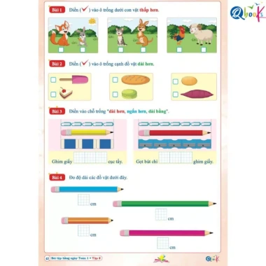 Sách - Bài Tập Hằng Ngày Toán Lớp 1 - Kết Nối Tri Thức Với Cuộc Sống - Tập 2 (1 cuốn) 7