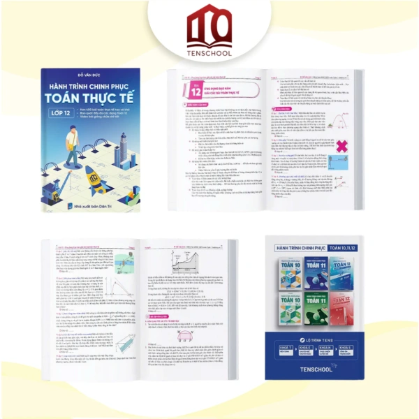 Cách học Toán lớp 12 hiệu quả dựa trên sách “Hành trình chinh phục Toán thực tế” – Kinh nghiệm từ người dùng