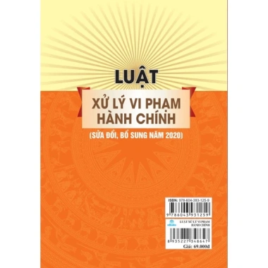 Sách Luật Xử Lý Vi Phạm Hành Chính 2.020 Sửa Đổi Bổ Sung - Giá chỉ 51.750₫ - ndbooks 5