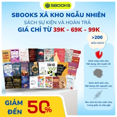 Sách Ngẫu Nhiên Giảm Giá - Mua 139K Thay 176.530 VND - SBOOKS Xả Kho