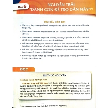 Sách Ngữ văn 10 - Kết nối tri thức