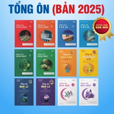 Sách Ôn Thi THPT Quốc Gia 2.026 - Tổng Ôn Toán Lý Hoá Sinh Văn Địa 12 Tập 1+2 Giá Rẻ