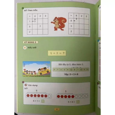 Sách Rèn Kĩ Năng Tính Nhanh, Tính Nhẩm 1 - Bí quyết học giỏi toán cho trẻ 5-7 tuổi, giá ưu đãi 39.900đ 5