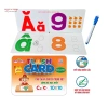 Sách Thẻ Học Flashcard A5 Chống Thấm Nước - Chữ Cái & Số + Bút Kèm, Giá Ưu Đãi 41.650 2