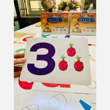 Sách Thẻ Học Flashcard A5 Chống Thấm Nước - Chữ Cái & Số + Bút Kèm, Giá Ưu Đãi 41.650 6
