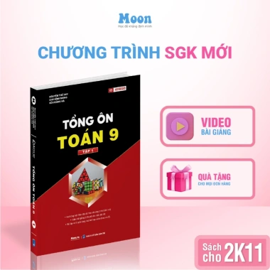 Sách Toán 9 Chương Trình Mới - Tổng ôn toán học lớp 9, ôn thi vào 10, chỉ 149.000 VND