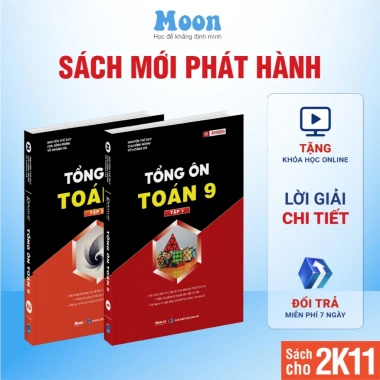 Sách Toán 9 Chương Trình Mới - Tổng ôn toán học lớp 9, ôn thi vào 10, chỉ 149.000 VND