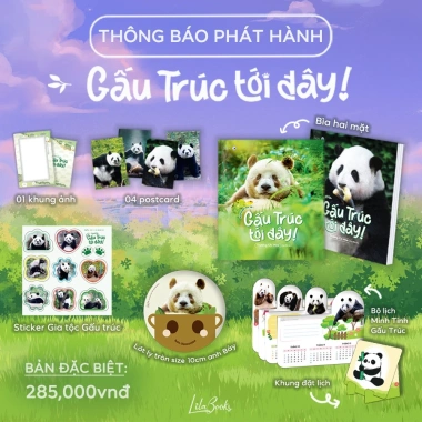 Sách Tranh Gấu Trúc Tới Đây - Giá ưu đãi 90.000₫, học vẽ sáng tạo cho bé