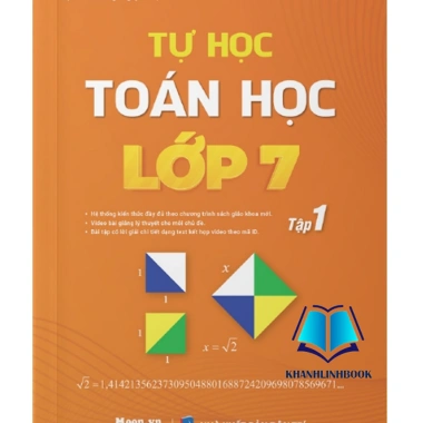 Sách tự học toán lớp 7, Tự học toán Kết nối tri thức, cánh diều, chân trời sáng tạo | Me Book 4