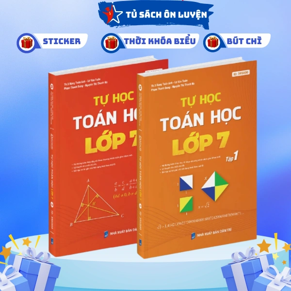 Hình ảnh sản phẩm Sách tự học toán lớp 7, Tự học toán Kết nối tri thức, cánh diều, chân trời sáng tạo | Me Book