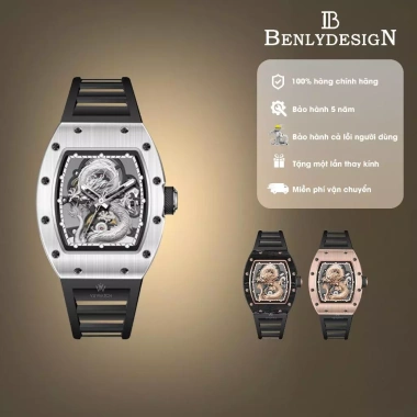 [SẴN] Đồng Hồ Nam BenlyDesign BL1.915 | Bộ máy Seagull - BẢO HÀNH 5 NĂM 2