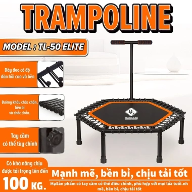 Sàn nhún Trampoline BG ELITE 50 inch Thái Lan cao cấp - Đàn hồi siêu bền, giá chỉ 1.299.000 VND 10