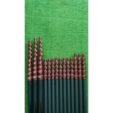 Sào Carbon Rút Gọn 5-10M Khóa Nâu Nhẹ Bền Dễ Hái Dừa Cau Treo Lồng Chim Giá 550k