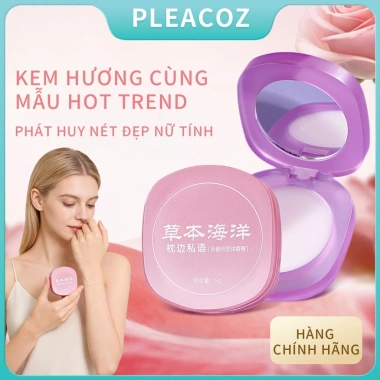 Sáp Thơm Nữ Tự Nhiên PLEACOZ - Gương Trang Điểm, Tiện Lợi, Giá Cực Sốc 154k