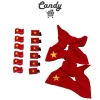 Set 02 Kẹp Tóc và Scrunchie Đính Cờ Đỏ Sao Vàng Mừng Các Ngày Lễ Việt Nam