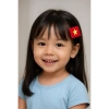 Set 02 Kẹp Tóc và Scrunchie Đính Cờ Đỏ Sao Vàng Mừng Các Ngày Lễ Việt Nam 7