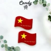 Set 02 Kẹp Tóc và Scrunchie Đính Cờ Đỏ Sao Vàng Mừng Các Ngày Lễ Việt Nam 9