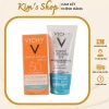 Set Kem Chống Nắng Vichy Soleil 50ml + Sữa Rửa Mặt Pureté Thermale 100ml - Giá 420.000, Bảo Vệ Da