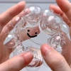 SHANLIN TPR Ball, Đồ chơi nhồi bông bóng nước Hỗ trợ giảm mụn trong suốt, Đồ chơi nhồi bông bong bóng sáng tạo thực tế ngộ nghĩnh Đồ chơi trẻ em 6