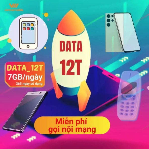 Trải nghiệm thực tế 7GB/ngày với Sim Vietnamobile 4G Data 12T: Đánh giá tốc độ và độ ổn định