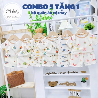 (Size 9-31kg) Bộ Lửng Cotton 4 Chiều Hoa Văn Xinh Xắn Cho Bé Gái Mặc đi chơi, đi học thoải mái MINWOO BABY - HÀNG LOẠI 1