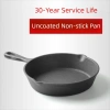 Skillet gang JUIC, Chảo Omelette Mini gắn sẵn 10 / 14 / 16 / 20 / 26cm, Dụng cụ nhà bếp không tráng màu đen Chảo ăn sáng dày Trứng nấu ăn 4