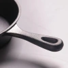Skillet gang JUIC, Chảo Omelette Mini gắn sẵn 10 / 14 / 16 / 20 / 26cm, Dụng cụ nhà bếp không tráng màu đen Chảo ăn sáng dày Trứng nấu ăn 9