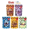 Snack Pillows Oishi nhân kem sữa dừa, socola, kem vani, bánh gối giòn rụm nhân kem thơm ngon, gói 85g | ĂN VẶT ĐỨC KHÔI