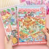 Sổ Sticker 3D Cảnh Quan Cắt Sẵn Cho Bé - Bộ Nhãn Dán Phong Cảnh Hanacorn Giá Sale 59K