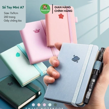 Sổ Tay Ghi Chép, Sổ Tay Mini Bỏ Túi, Sổ Mini A7 Ghi Chép Từ Vựng Công Thức Ghi Chú Cá Nhân 3