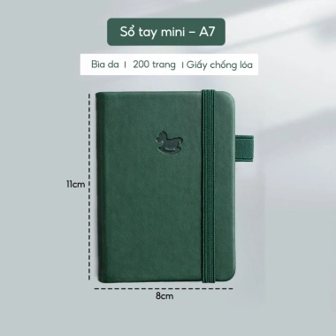 Sổ Tay Ghi Chép, Sổ Tay Mini Bỏ Túi, Sổ Mini A7 Ghi Chép Từ Vựng Công Thức Ghi Chú Cá Nhân 4