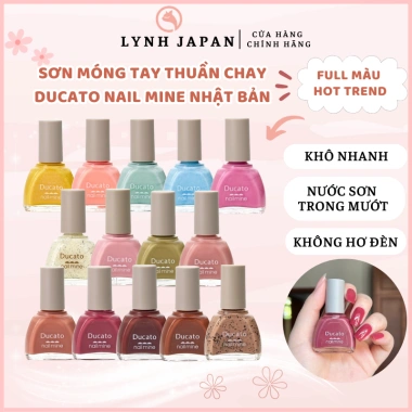 Sơn Móng Tay Hữu Cơ Thuần Chay Ducato Nhật Bản 9ml Giá Cực Tốt 150k