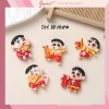 Sticker Shin Tết 2.025 Gamo 3D - Set 10 Charm Dép Cross Sục Cá Sấu JB-301 Giá Cực Sốc 65K