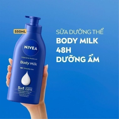 Sữa Dưỡng Thể NIVEA Dưỡng Ẩm 48H Thấm Nhanh 550ml Giảm Giá Còn 175.000đ 2 Sữa Dưỡng Thể NIVEA Dưỡng Ẩm 48H Thấm Nhanh 550ml Giảm Giá Còn 175.000đ 2