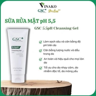 Sữa rửa mặt gel pH 5,5 150ml - làm sạch sâu, dưỡng ẩm, không gây khô da, giá 369k 3