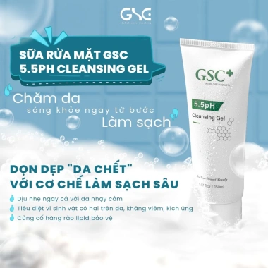 Sữa rửa mặt gel pH 5,5 150ml - làm sạch sâu, dưỡng ẩm, không gây khô da, giá 369k 6
