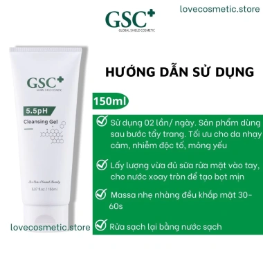 Sữa rửa mặt gel pH 5,5 150ml - làm sạch sâu, dưỡng ẩm, không gây khô da, giá 369k 7