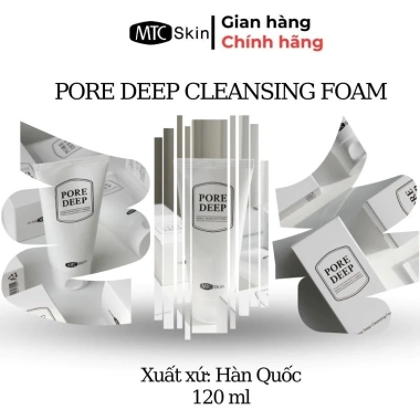 Sữa rửa mặt Pore Deep Cleansing Foam 120ml - Công nghệ y tế, làm sạch sâu lỗ chân lông, giá 420.000đ (giảm từ 546.000đ) 2