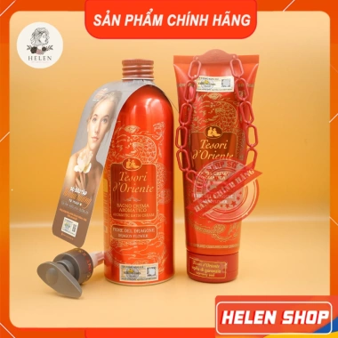 Sữa tắm nước hoa Tesori D'oriente Italy đỏ thanh long - Dưỡng ẩm, hương thơm quyến rũ, chỉ 179k