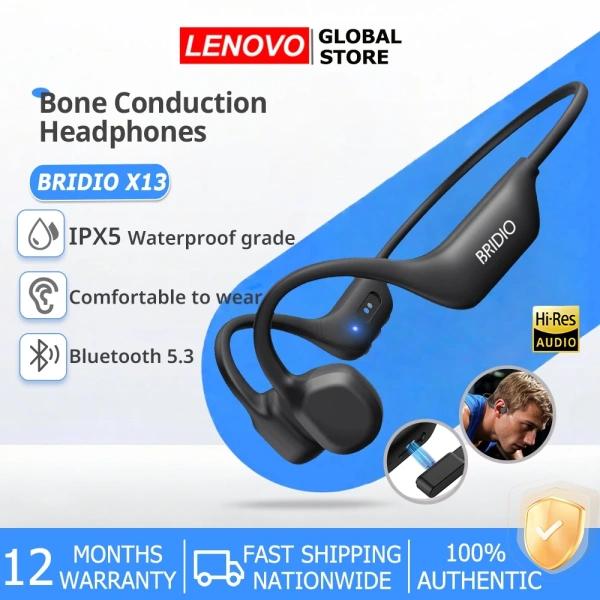 Hình ảnh sản phẩm Tai nghe Bluetooth Bridio X13 dẫn truyền xương IPX5 chống nước thể thao 359k
